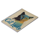Cat Lady Notebook Notizblock (Linke Seite)