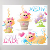 Cat Lady Poster (Vorne)
