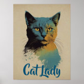 Cat Lady Poster (Vorne)