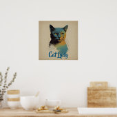 Cat Lady Poster (Küche)