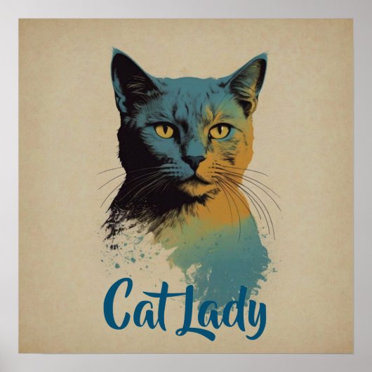 Cat Lady Poster (Vorne)