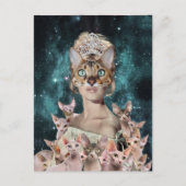 Cat Lady Postkarte (Vorderseite)