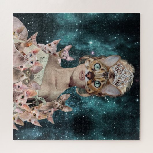 Cat Lady Puzzle (Horizontal)