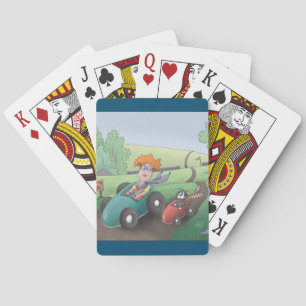 Cat Lady Road Kundgebung Spielkarten