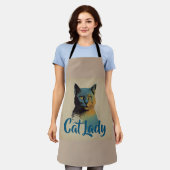 Cat Lady Schürze (Getragen)