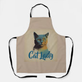 Cat Lady Schürze (Vorderseite)