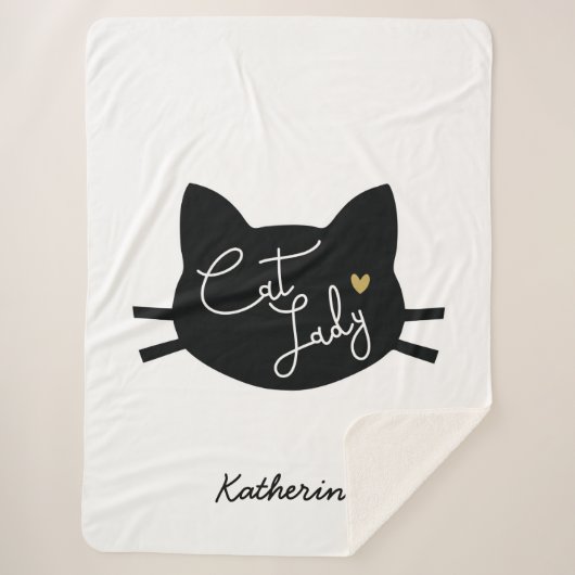 Cat Lady Sherpadecke (Vorderseite)