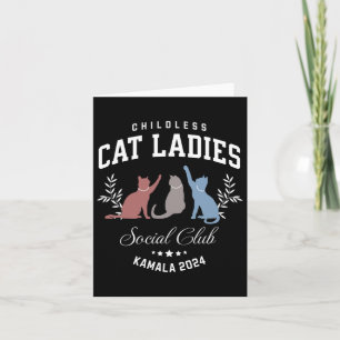 Cat Lady Social Club Kamala-harris Präsident 2024 Karte