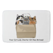 Cat Lady Starter Kit Badematte (Vorderseite)