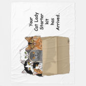 Cat Lady Starter Kit Fleecedecke (Vorderseite)