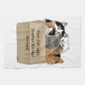 Cat Lady Starter Kit Geschirrtuch (Horizontal)
