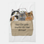Cat Lady Starter Kit Geschirrtuch (Vertikal)