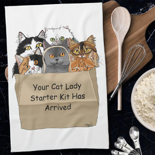 Cat Lady Starter Kit Geschirrtuch
