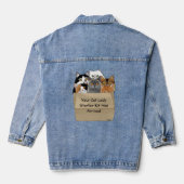 Cat Lady Starter Kit Jeansjacke (Rückseite)