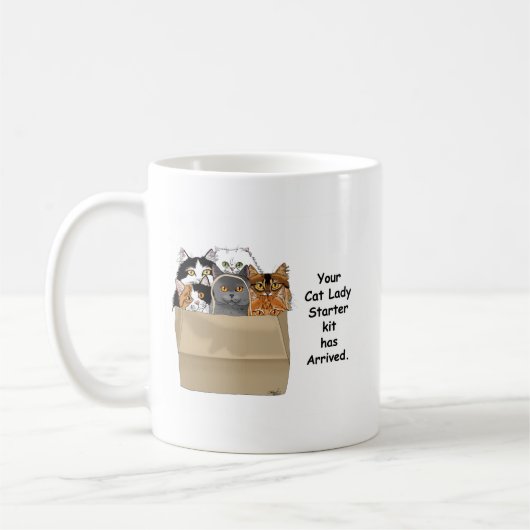 Cat Lady Starter Kit Kaffeetasse (Links)