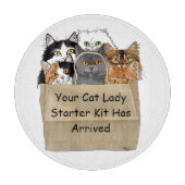 Cat Lady Starter Kit Schneidebrett (Vorderseite)