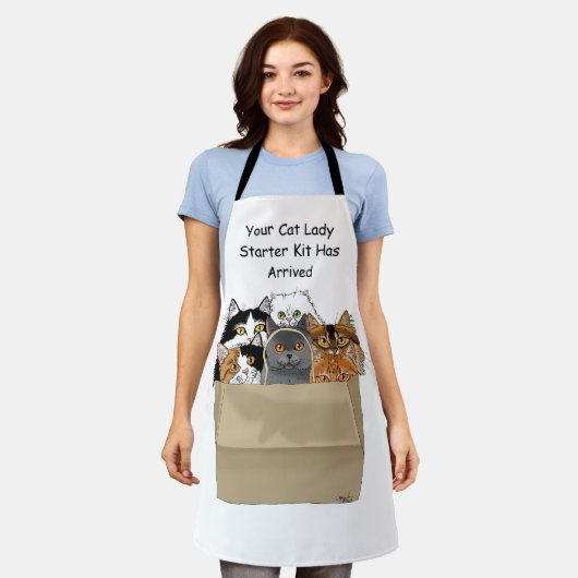 Cat Lady Starter Kit Schürze (Getragen)