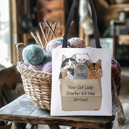 Cat Lady Starter Kit Tasche