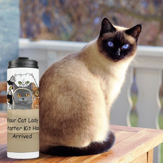 Cat Lady Starter Kit Thermosbecher