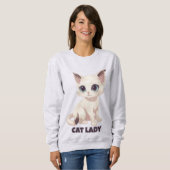 Cat Lady Sweatshirt (Vorne ganz)