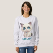Cat Lady Sweatshirt (Vorne ganz)