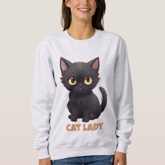 Cat Lady Sweatshirt (Vorderseite)