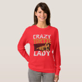 Cat Lady Tortie Hairless Feline Mama T-Shirt (Vorne ganz)