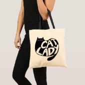 Cat Lady Tragetasche (Vorderseite (Produkt))