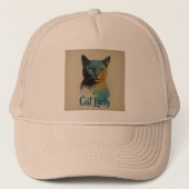Cat Lady Trucker Hat Truckerkappe (Vorderseite)