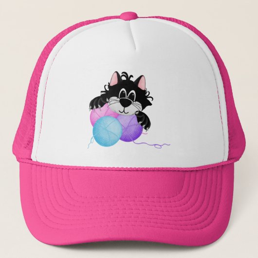 Cat Lady - Trucker Hat Truckerkappe (Vorderseite)