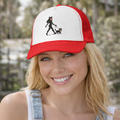 Cat Lady - Tuxedo Cats Lover - Comic Art Graphic Truckerkappe