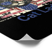 Cat Lady Votes for Women Poster (Ecke)