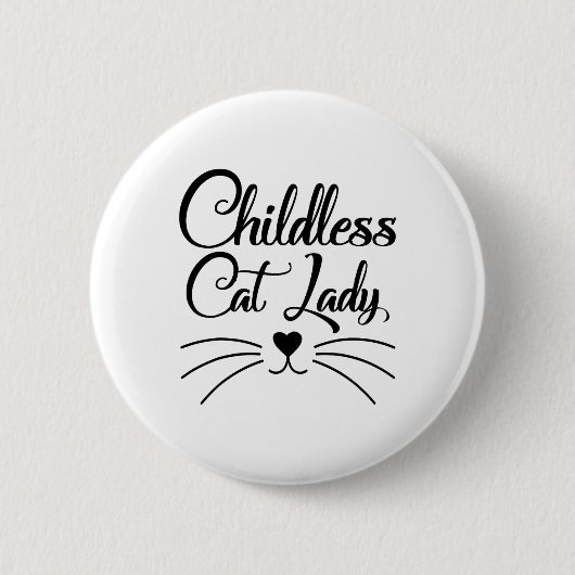 Cat Lady wählt Kamala Harris Usa 2024 Button (Vorderseite)