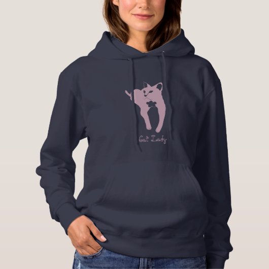 Cat Lady Women's Hoodie (Vorderseite)