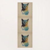 Cat Lady Yoga Mat Yogamatte (Rückseite)