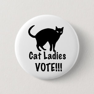Cat Ladys Abstimmung Button
