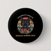 Cat Ladys Against Faschism Button (Vorderseite)