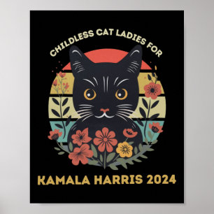 Cat Ladys Against Faschism Poster