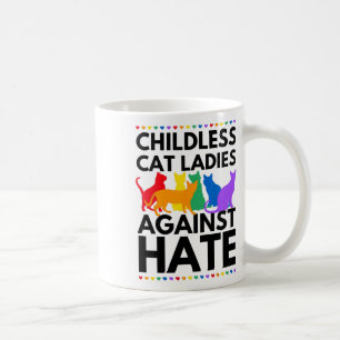 Cat Ladys Against Hate Abstimmung über Kamala-harr Kaffeetasse