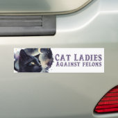 Cat Ladys Anti Trump Autoaufkleber (Auf Auto)