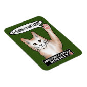 Cat Ladys Cat Flexible Foto Magnet (Rechte Seite)