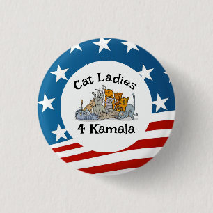 Cat Ladys Design Button