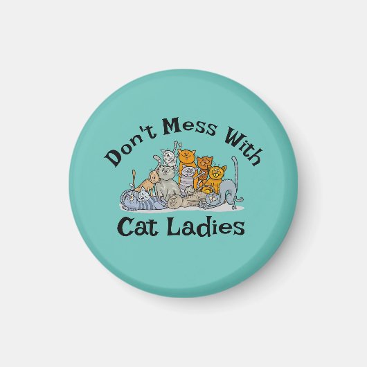 Cat Ladys Design Magnet (Vorne)