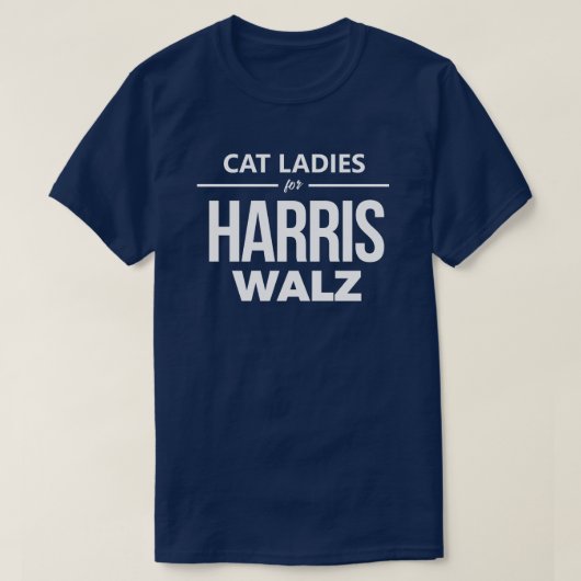 Cat Ladys for Harris Walz T-Shirt (Design vorne)