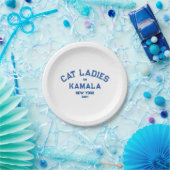 Cat Ladys for Kamala 2024 Custom Staat Party Pappteller (Party)