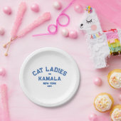 Cat Ladys for Kamala 2024 Custom Staat Party Pappteller (Party)