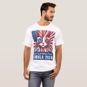 Cat Ladys for Kamala 2024 Sternexplosion T-Shirt (Vorne ganz)