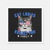 Cat Ladys for Kamala (2) Serviette (Vorderseite)