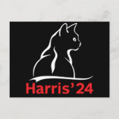 Cat Ladys for Kamala Cat 2024 Präsident Kamala Postkarte (Vorderseite)