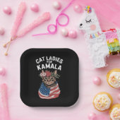 Cat Ladys for Kamala Cat Lady Harris Election Pappteller (Party)